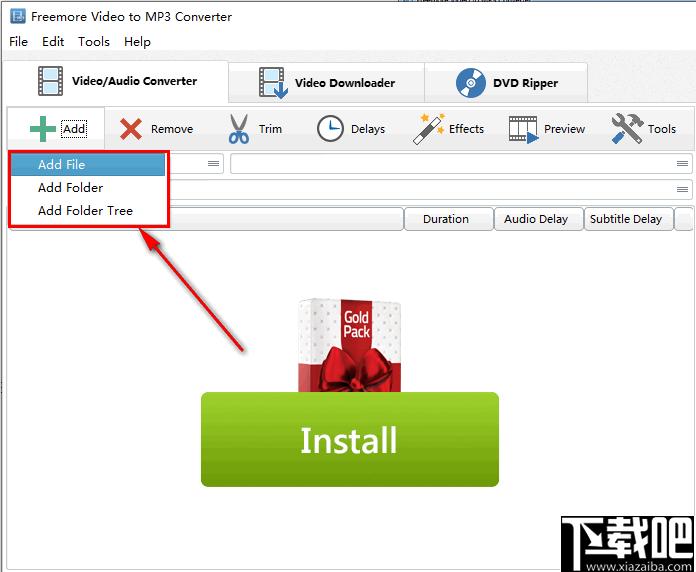Freemore Video to MP3 Converter下载,视频转换,音频提取