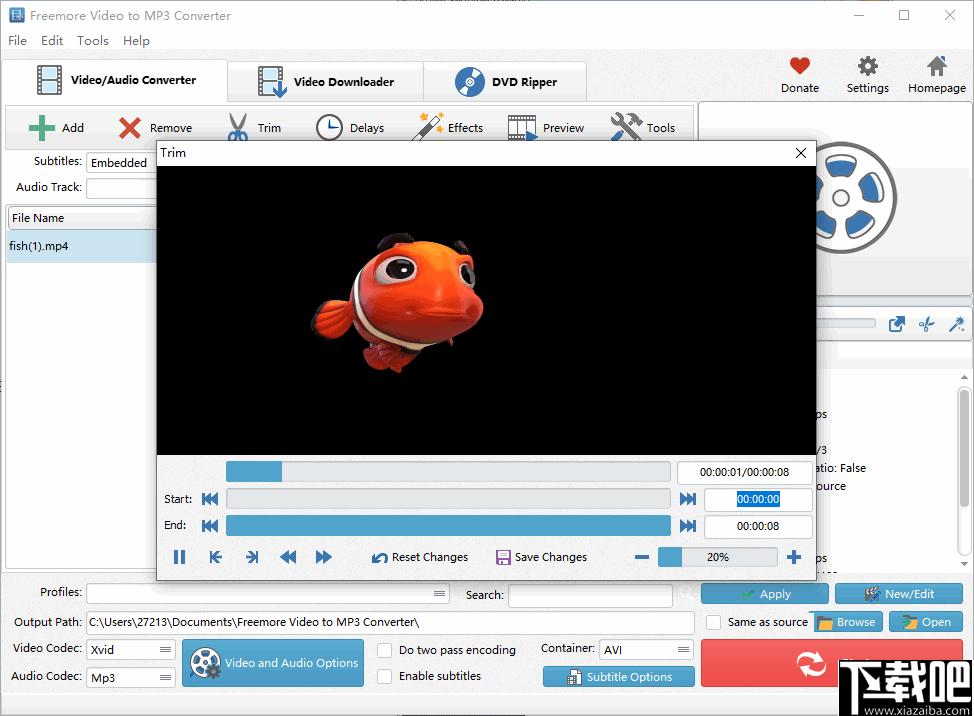 Freemore Video to MP3 Converter下载,视频转换,音频提取