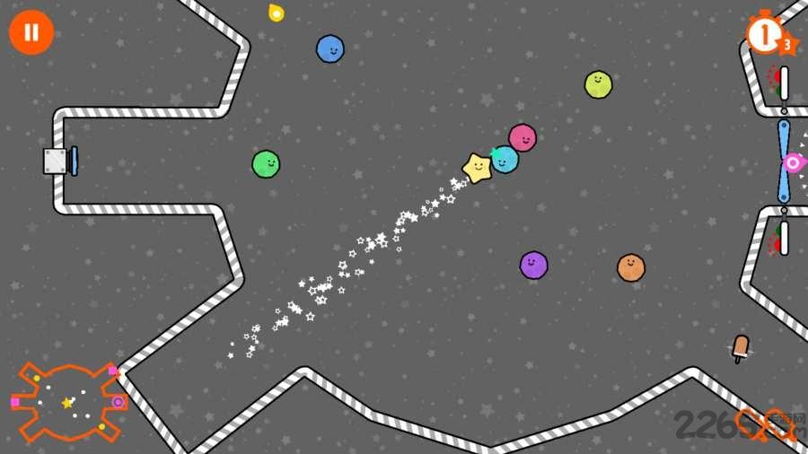 小彗星宇宙探险游戏(little comet)下载,小彗星宇宙探险,闯关游戏